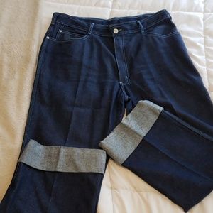 Vintage Wide Leg Jeans - Waist 38